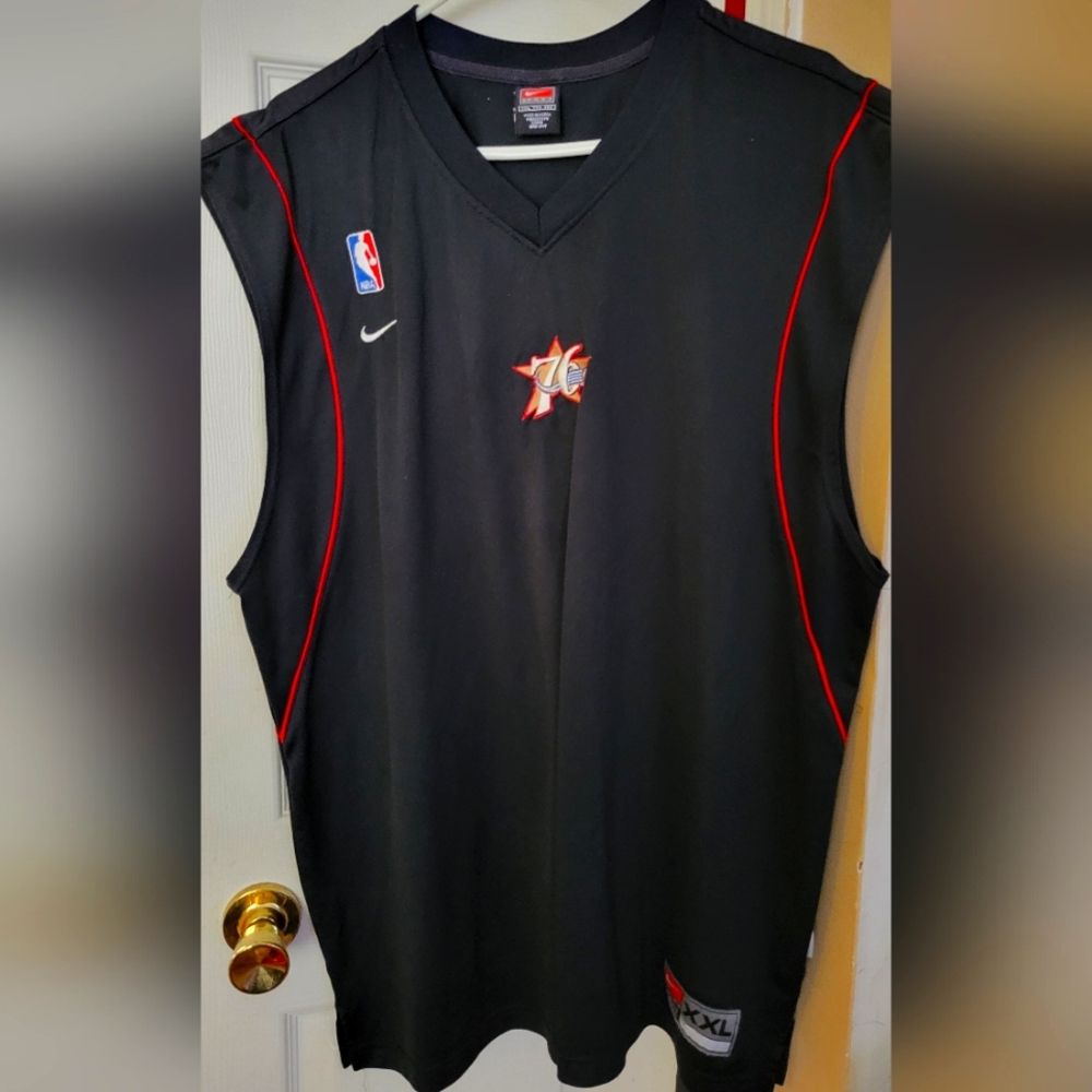Nike Black Philadelphia 76ers Jersey XXL